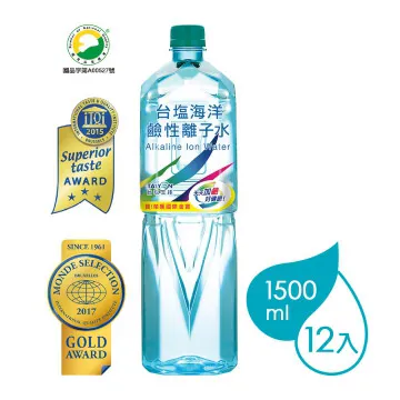 【台鹽】海洋鹼性離子水1500mlx2箱(共24入) 歷史價格詳細信息