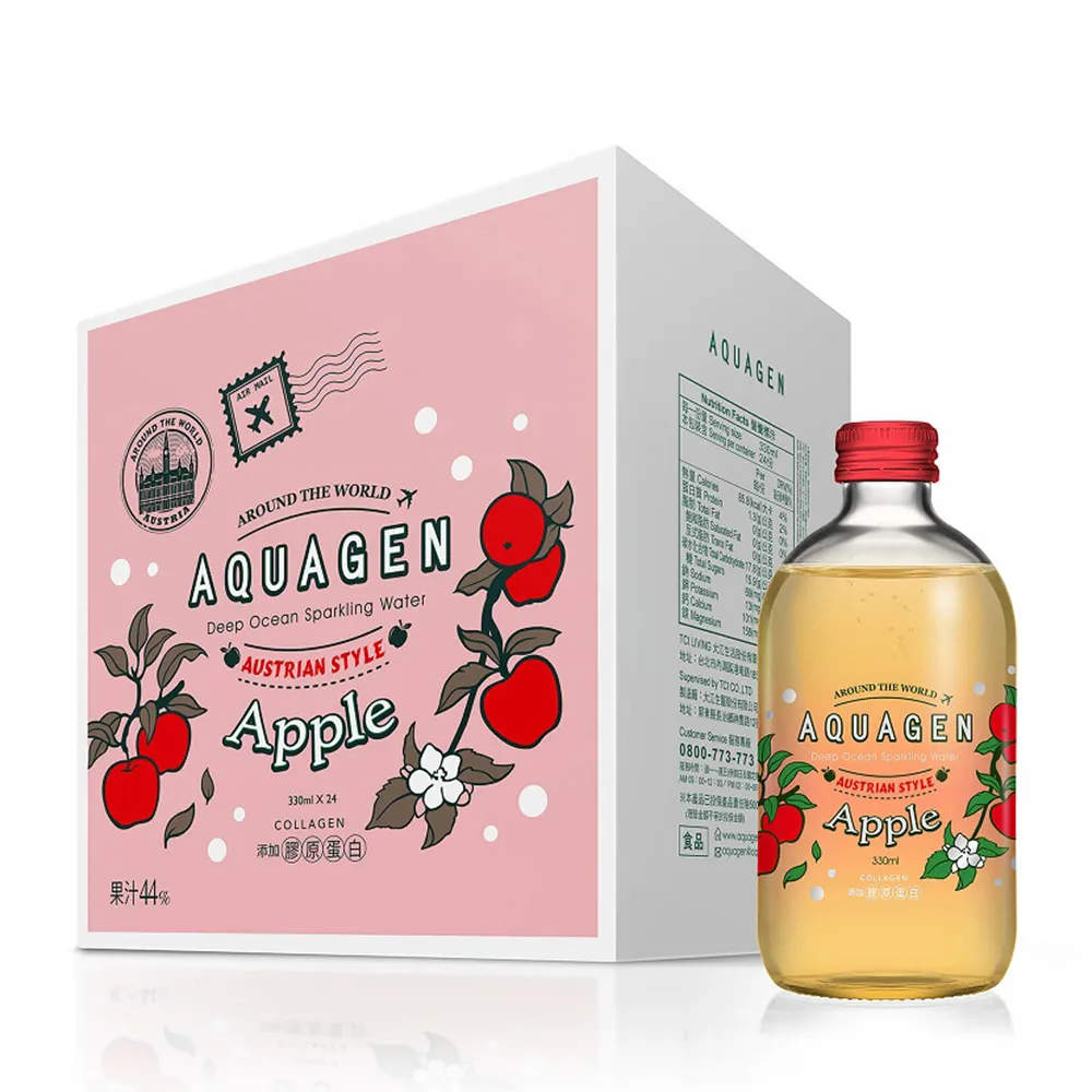 AQUAGEN 海洋深層水金蓋無氣泡版 330ml(24入/箱) 歷史價格詳細信息