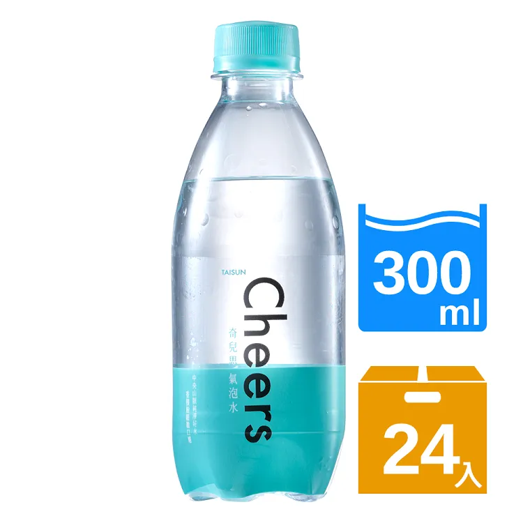 Cheers氣泡水300ML x24入/箱【愛買】 歷史價格詳細信息