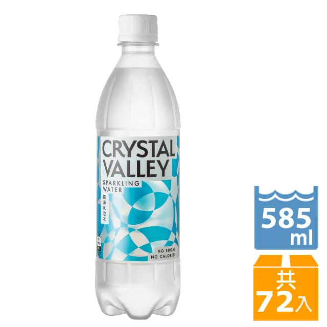 【Crystal Valley礦沛】礦沛氣泡水(585ml) 24瓶/箱(3箱) 歷史價格詳細信息