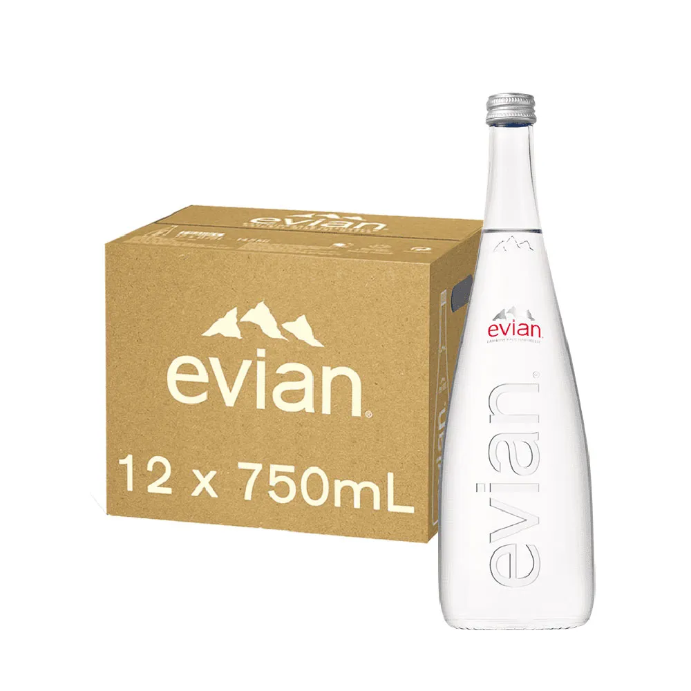 【Evian 依雲】依雲天然礦泉水750ml（12入/PET） 歷史價格詳細信息