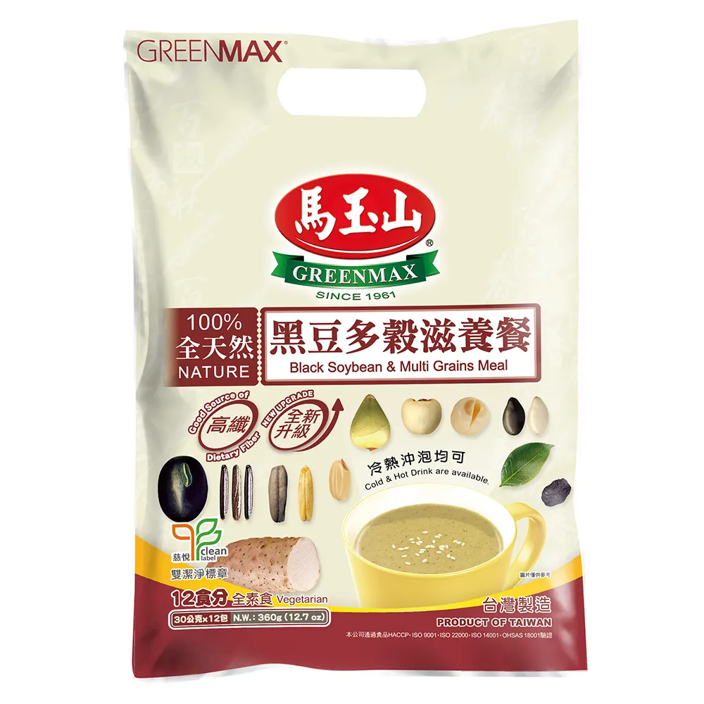 馬玉山黑豆多穀堅果飲30g克 x 12包【家樂福】 歷史價格詳細信息