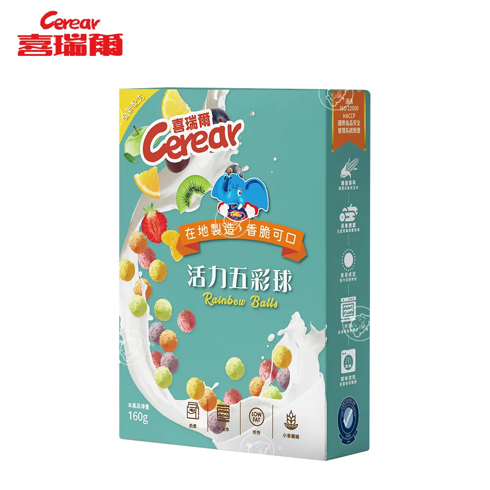 【喜瑞爾】五彩球(繽菓球)/巧克力/草莓/香甜玉米脆片 (10盒/箱)-業務用 飯店 餐廳 學校│福壽官方 歷史價格詳細信息