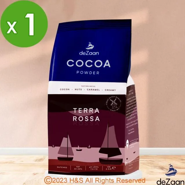 【deZaan】荷蘭原裝進口Terra Rossa經典羅莎可可粉(1公斤)4入組 歷史價格詳細信息