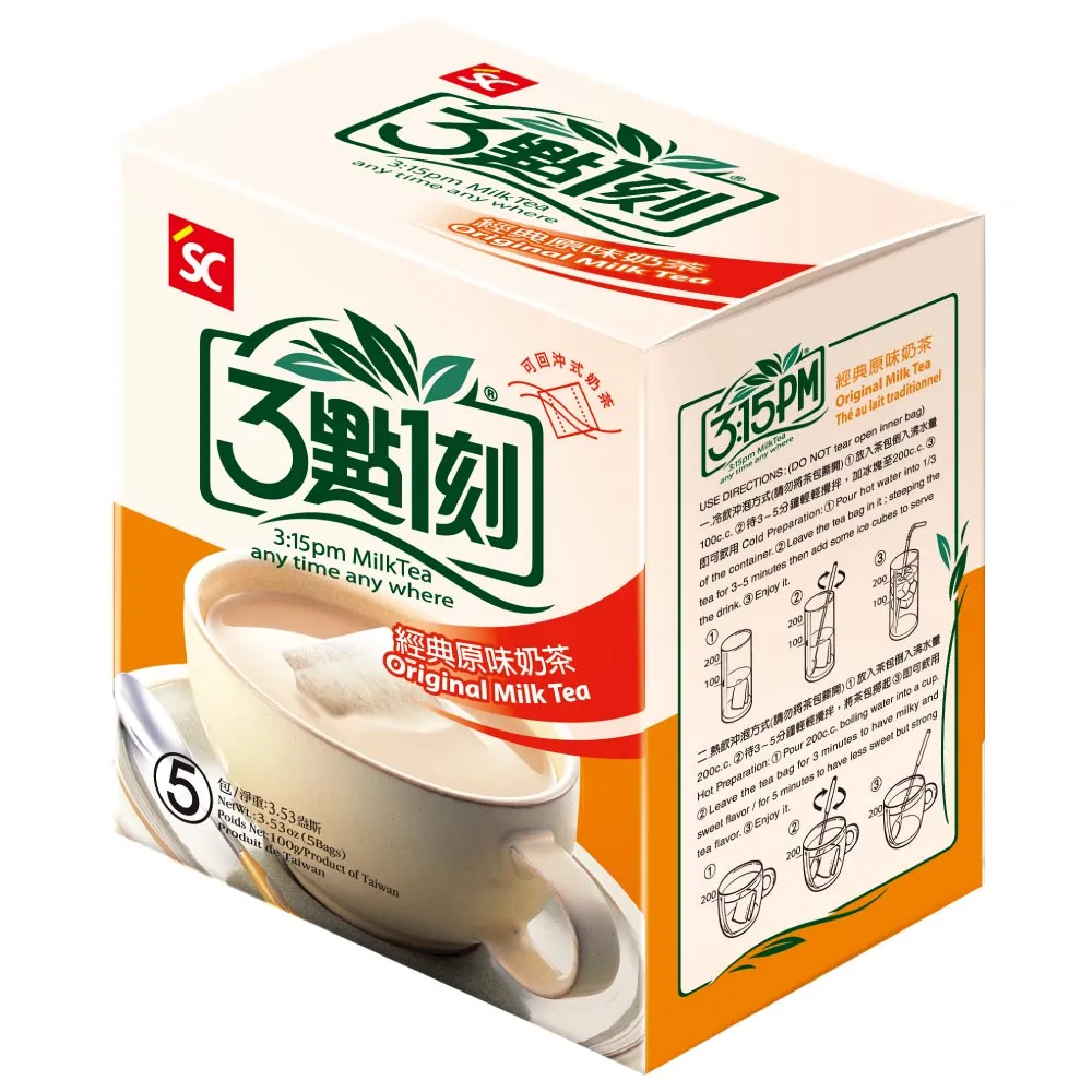 3點1刻 經典原味奶茶(20gx15包/袋)[大買家] 歷史價格詳細信息