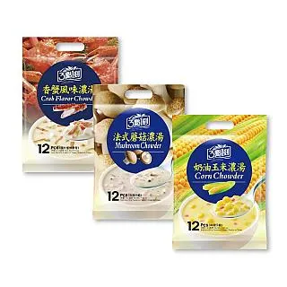 【3點1刻】濃湯3袋組 (12入/袋) 歷史價格詳細信息