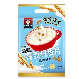 桂格     奇亞籽麥片   特濃鮮奶  28g x 10入一包  (A-204) 歷史價格詳細信息