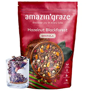 Amazin graze 沖泡式堅果穀物燕麥片(香蕉巧克力) 40g*6包 歷史價格詳細信息