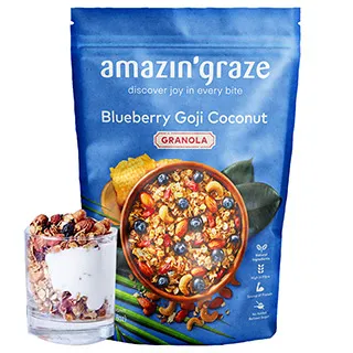Amazin graze 沖泡式堅果穀物燕麥片(香蕉巧克力) 40g*6包 歷史價格詳細信息