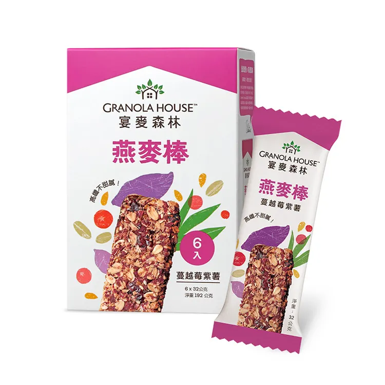 Granola House小麥的家 纖脆燕麥棒 32gx6支/盒 3種口味可選 大樹 歷史價格詳細信息