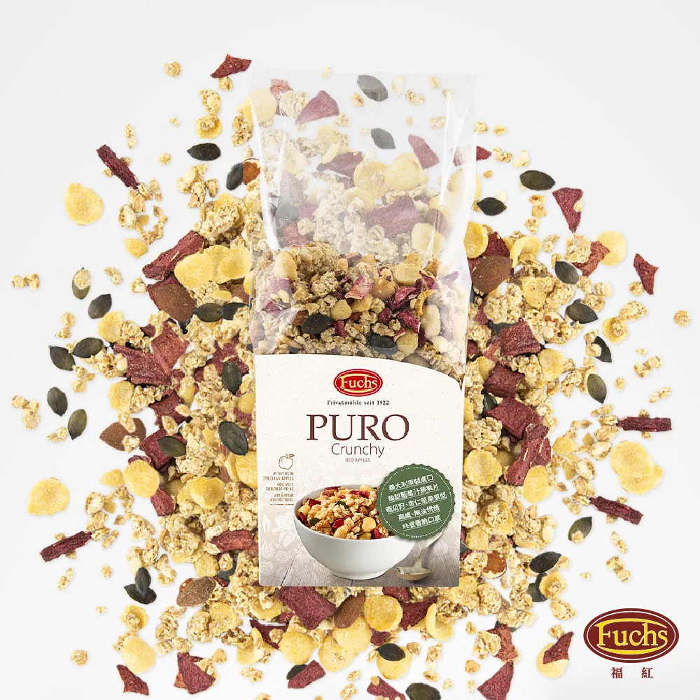 【Fuchs 福紅】紅蘋果穀物脆片 水果麥片 350g 歷史價格詳細信息