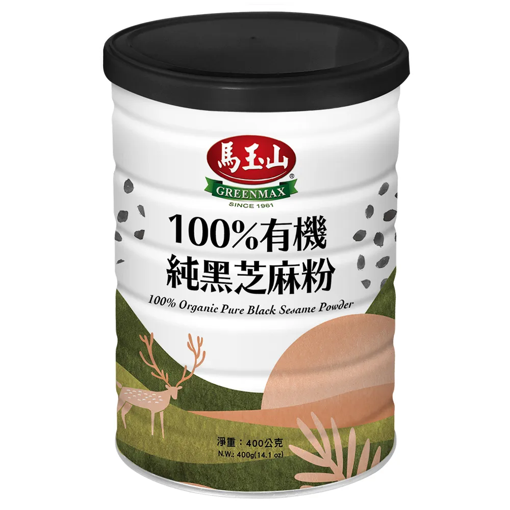 馬玉山 100%有機純黑芝麻粉400g  現貨 蝦皮直送 歷史價格詳細信息