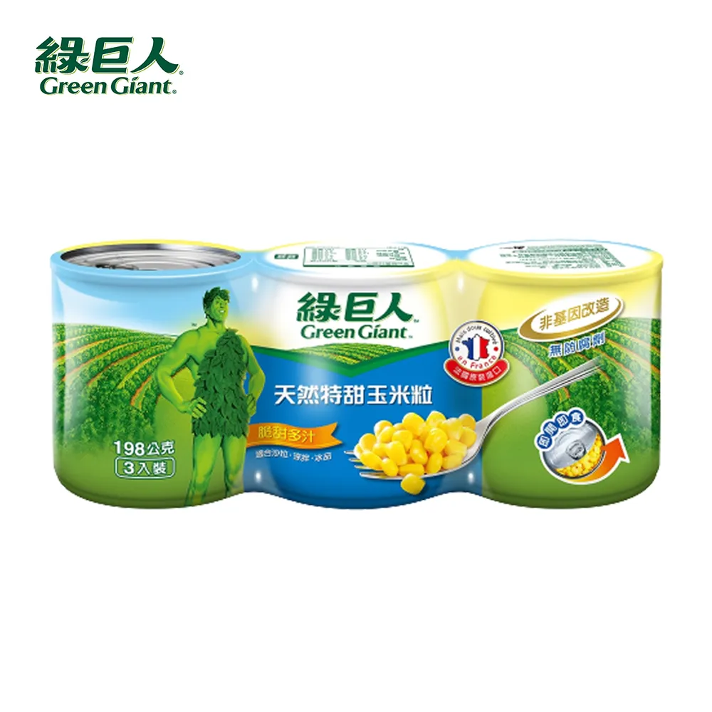 綠巨人天然特甜玉米粒 340g克 x 3入【家樂福】 歷史價格詳細信息
