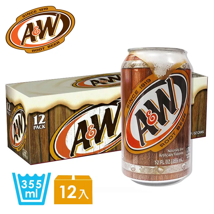 A&W 麥根沙士 355ml【家樂福】 歷史價格詳細信息