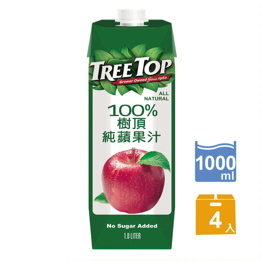【Tree Top 樹頂】樹頂蘋果汁1000ml 歷史價格詳細信息