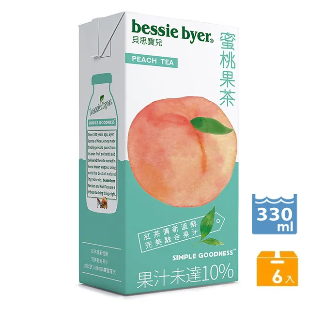 Bessie byer貝思寶兒覆盆子果茶330ml*6入 歷史價格詳細信息