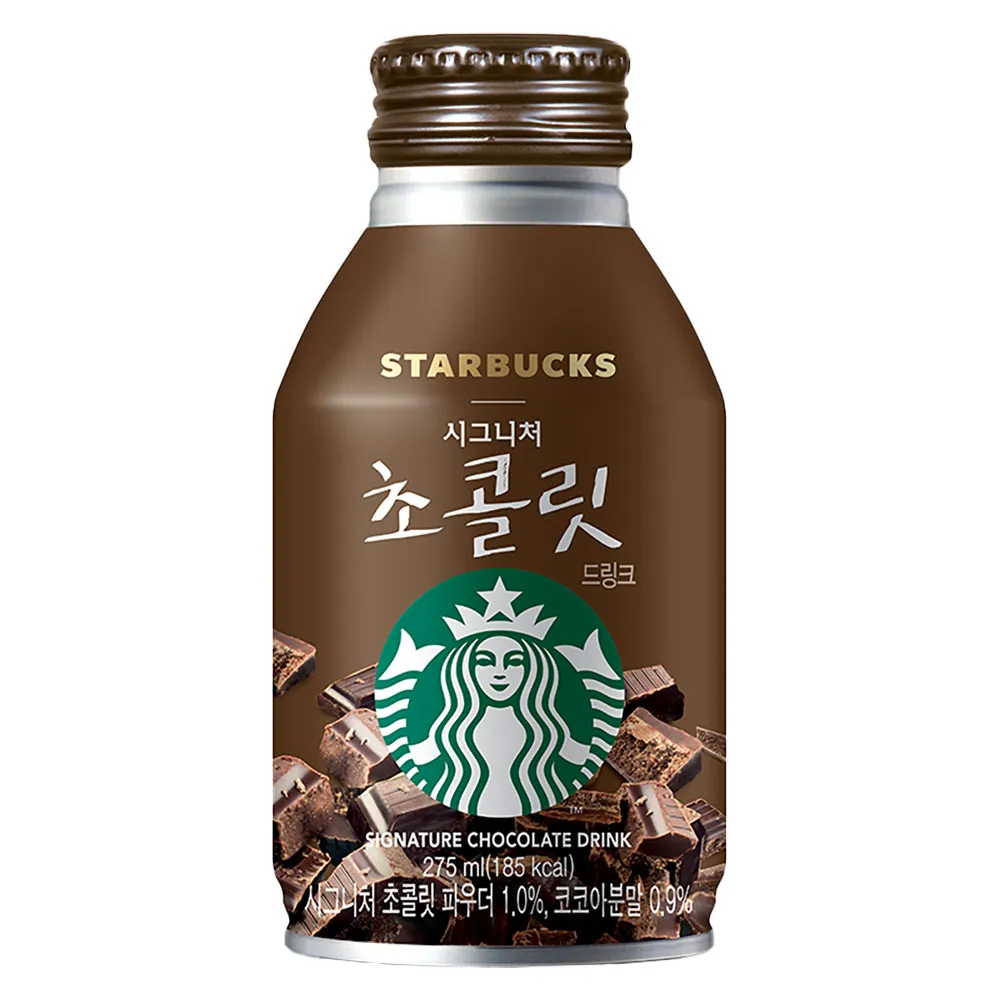 STARBUCKS 星巴克即飲品 派克市場黑咖啡/特濃咖啡拿鐵/經典巧克力飲 任選24瓶(275ml/瓶) 歷史價格詳細信息