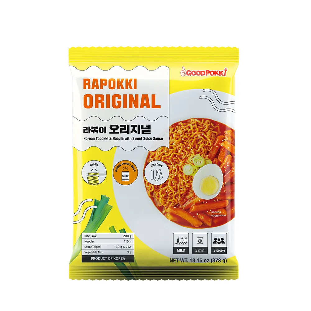 【Goodpokki】韓國快煮年糕拉麵-炸醬353gx3袋 歷史價格詳細信息