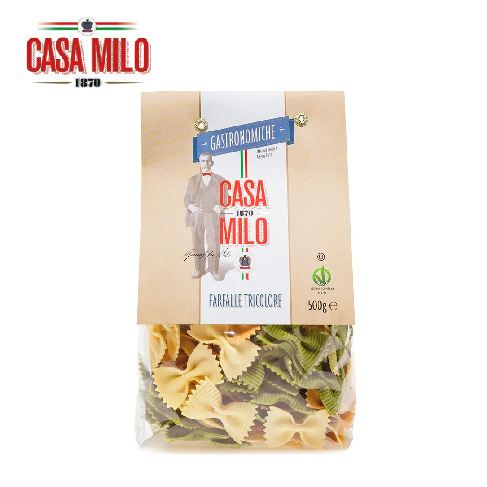 CASA MILO五彩經典緞帶義大利麵500公克 歷史價格詳細信息