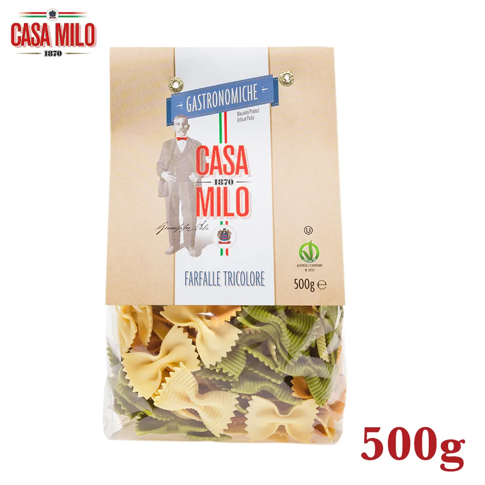CASA MILO五彩經典緞帶義大利麵500公克 歷史價格詳細信息