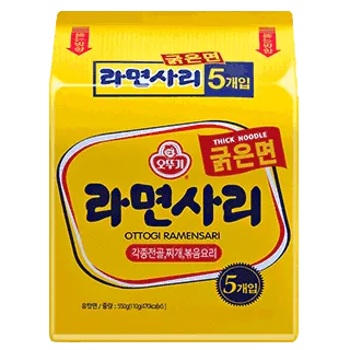 韓國不倒翁拉麵麵條系列(純麵條/粗麵條)(110G/5入)【愛買】 歷史價格詳細信息