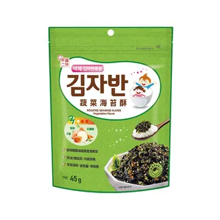 韓味不二-海苔酥(蔬菜口味) 45公克*10包 歷史價格詳細信息