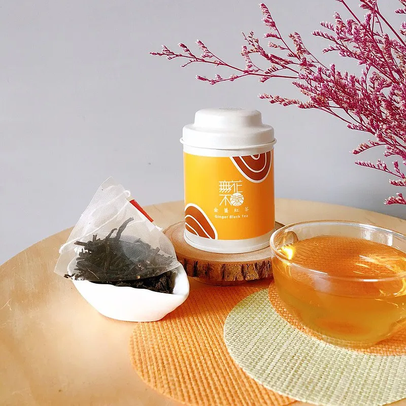 【無花不茶】金薑紅茶_3g三角原片茶包x3入_精緻單罐裝 歷史價格詳細信息