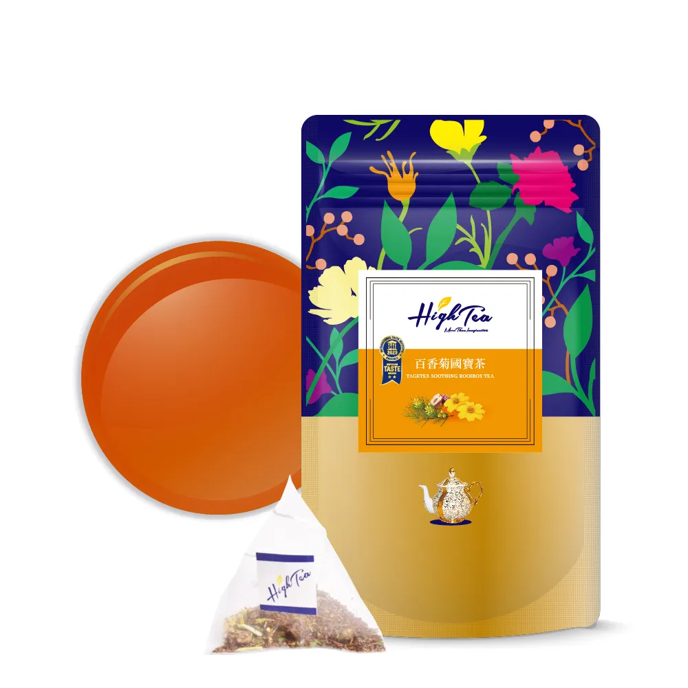 【High Tea】百香菊國寶茶 2.5gx12入x1袋(無咖啡因 萬壽菊舒緩國寶茶) 歷史價格詳細信息
