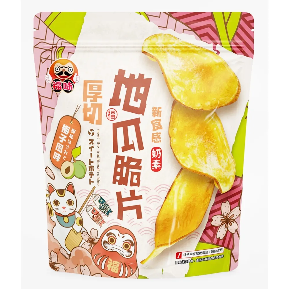 福味  厚切地瓜脆片( 焦糖風味) 140g x 1包 (A-106) 歷史價格詳細信息