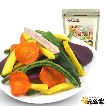 元氣家 綜合蔬菜脆片(100g)「蝦皮團購」 歷史價格詳細信息