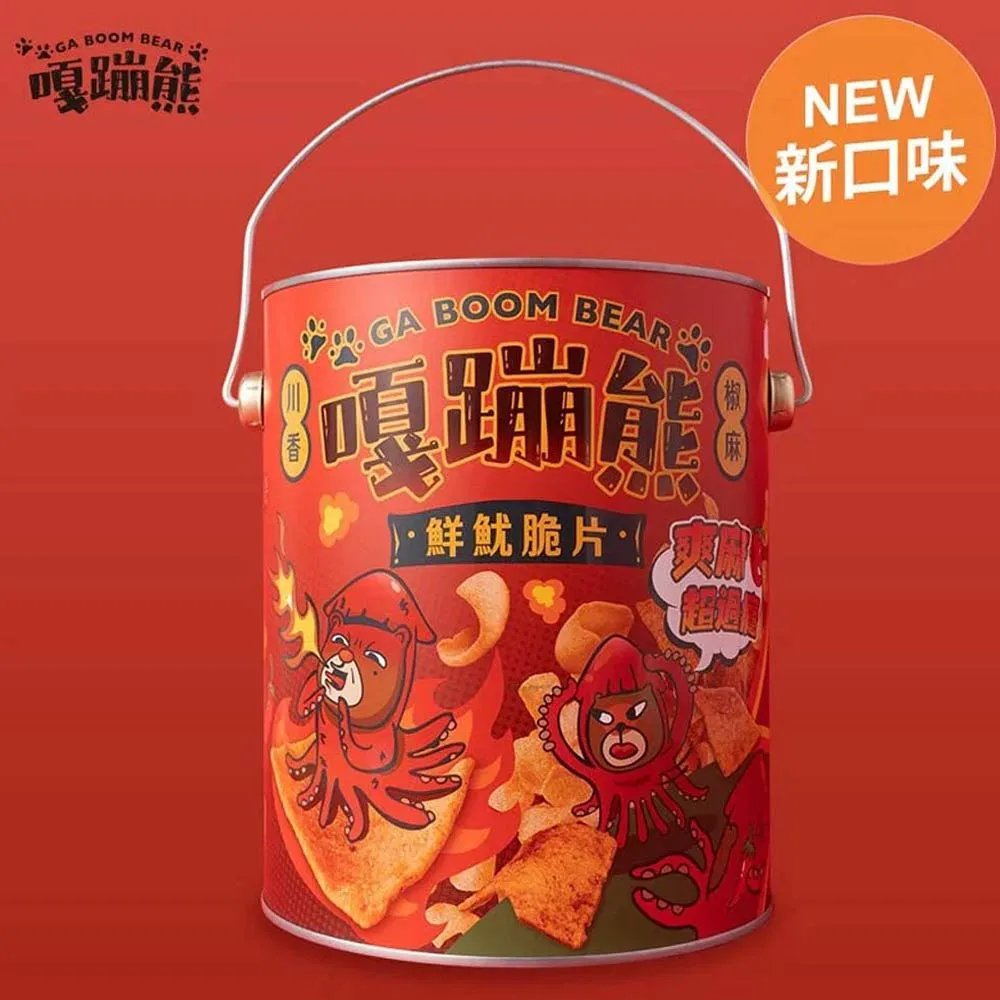 嘎蹦熊鮮魷脆片-川香椒麻250G【兩入組】【愛買】 歷史價格詳細信息