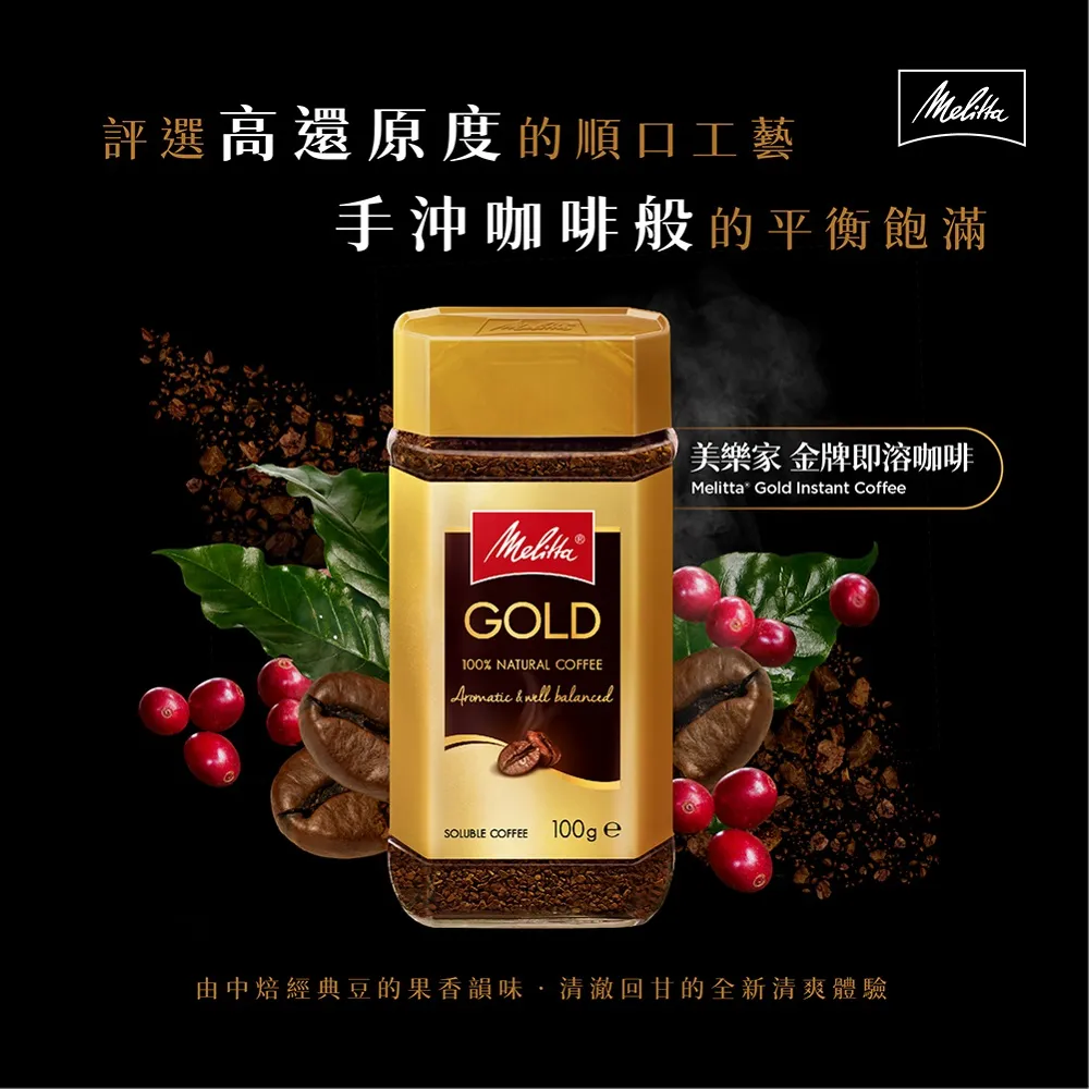 Melitta 德國美樂家 金牌即溶咖啡 (100gX4入) 蝦皮直送 現貨 歷史價格詳細信息