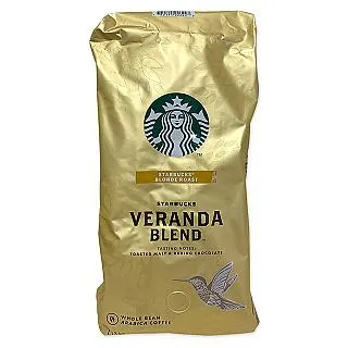 黃金烘焙綜合咖啡豆1.13公斤 免運請看末圖 星巴克淺烘焙 Starbucks Veranda Blend Whole Bean 1.13kg 淡水可自取 歷史價格詳細信息