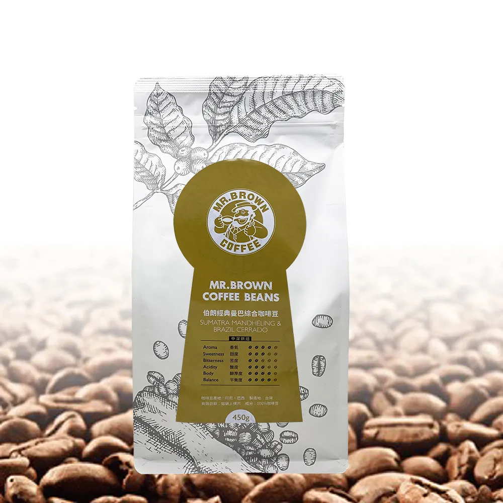 伯朗嚴選咖啡豆烘郁醇香風味450G【愛買】 歷史價格詳細信息