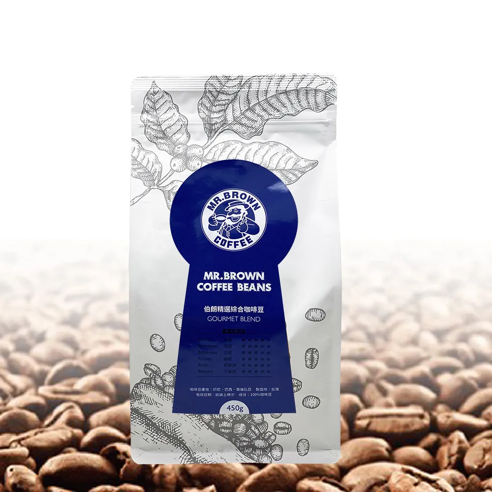 伯朗嚴選咖啡豆烘郁醇香風味450G【愛買】 歷史價格詳細信息