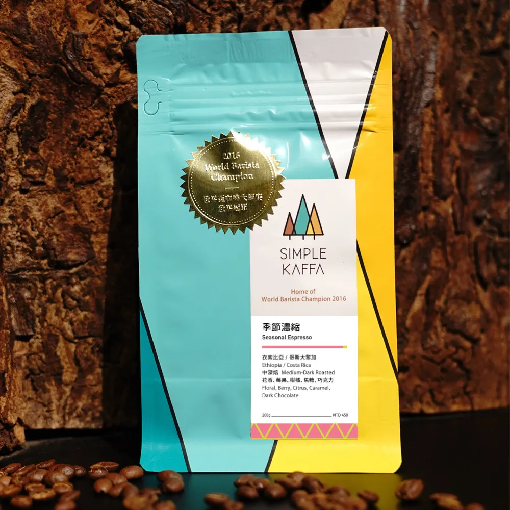 【Simple Kaffa 興波咖啡】季節濃縮咖啡豆 中深焙 200公克x2包 (世界冠軍吳則霖) 歷史價格詳細信息