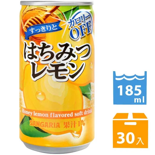 SANGARIA 蜂蜜檸檬飲料 182ml【Donki日本唐吉訶德】 歷史價格詳細信息