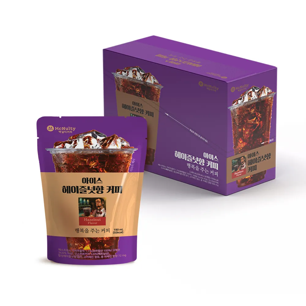 韓國Café Mcnulty 即飲美式無糖黑咖啡190ml*10包 歷史價格詳細信息