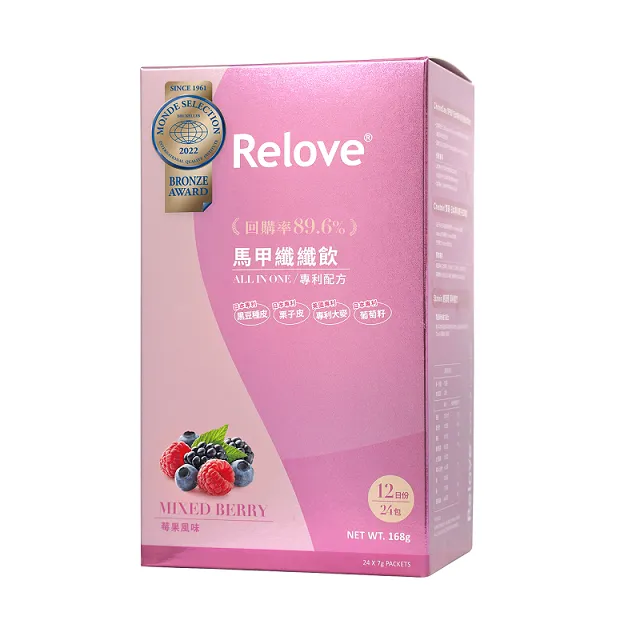 Relove 馬甲纖 SO飲 莓果風味 24包/盒 現貨 廠商直送 歷史價格詳細信息