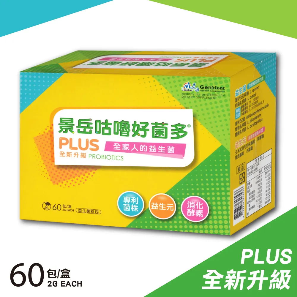 【景岳生技】景岳咕嚕好菌多plus益生菌粉包(60包/盒) 歷史價格詳細信息