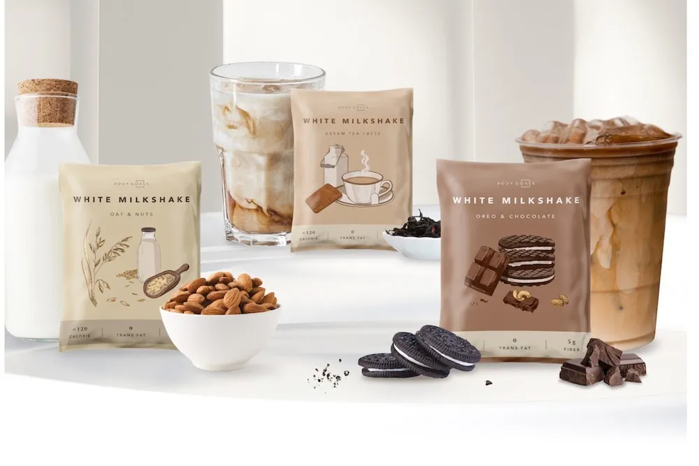 【Body Goals】飽飽控卡白奶昔 - 巧酥可可口味 隨手包30入組(31g/包，30包/盒) 歷史價格詳細信息