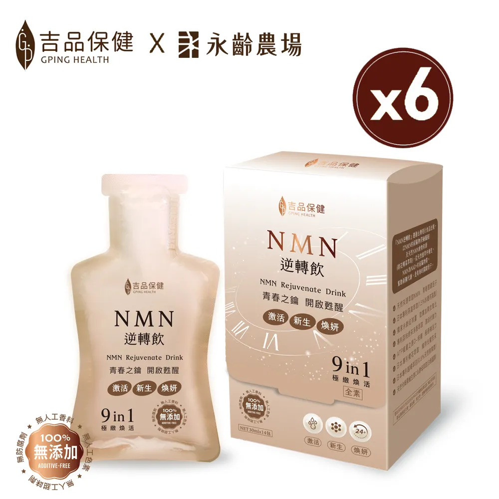 【吉品保健】NMN逆轉飲3盒(共42條) 歷史價格詳細信息