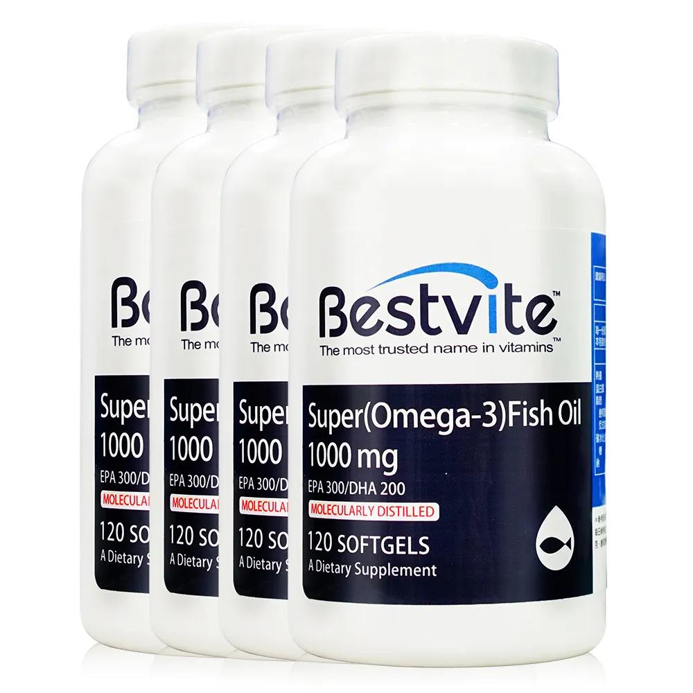 【美國BestVite】必賜力超級甲殼素膠囊4瓶組 (120顆*4瓶) 歷史價格詳細信息