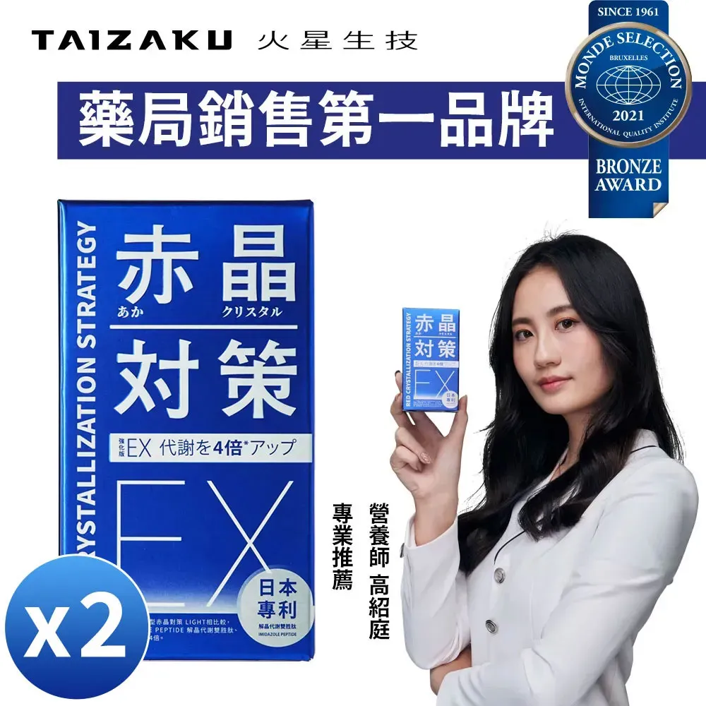 強化型 赤晶對策EX 30日份 60錠/盒(解晶代謝科技) 歷史價格詳細信息