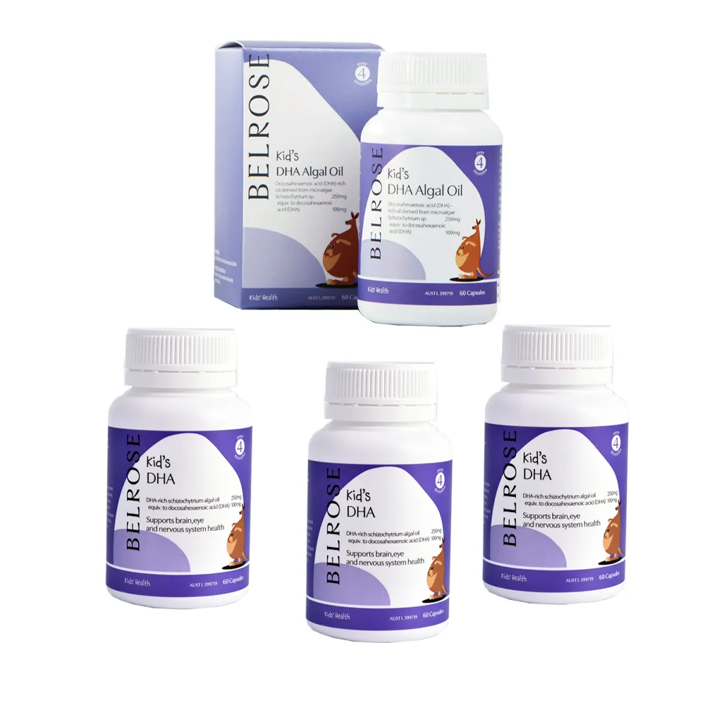 澳洲Belrose 兒童DHA藻油膠囊(2入組 60顆/瓶) 歷史價格詳細信息