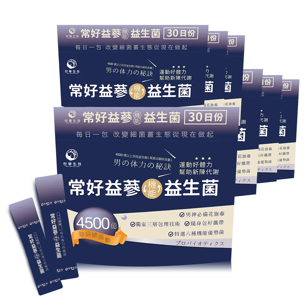 【世華生技】常好機能益生菌3袋(共90包) 歷史價格詳細信息