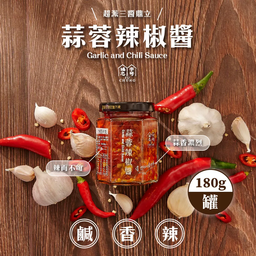 【福忠字號】蒜蓉辣椒醬 180g 歷史價格詳細信息