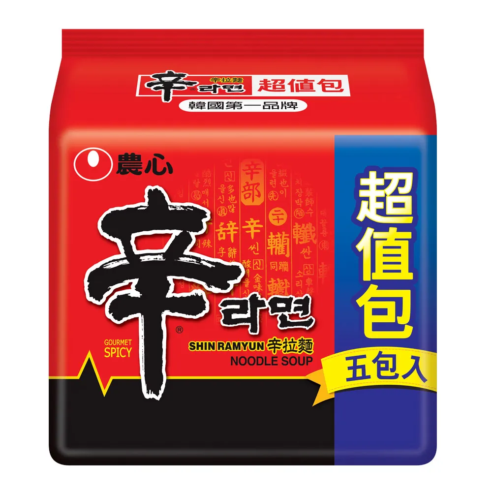 農心 辛拉麵5入-超值包(600g)x12袋 歷史價格詳細信息