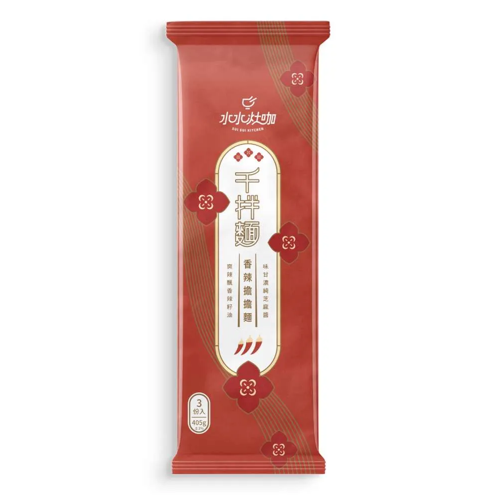 水水灶咖 千拌麵(香辣擔擔麵) 135g x 3【家樂福】 歷史價格詳細信息