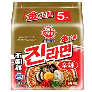 【韓國不倒翁OTTOGI】金拉麵-辛辣(120公克x5入) 歷史價格詳細信息
